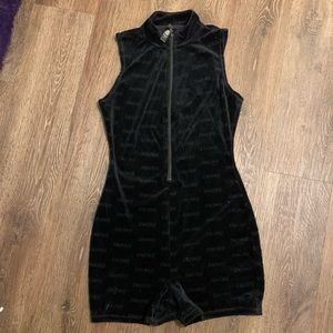 Skims velvet romper
